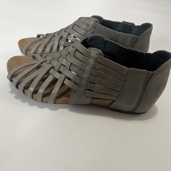 Sz 6.5 Chocolat Blu Viva Wedge - Woven Platform Sandal on a Low-Wedge - Picture 3 of 9